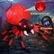 GOOSH 12 FT Width Halloween Inflatable Spider Outdoor Decoration with Magic Light